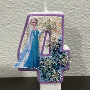 3 Inch Princess Birthday Candle - Etsy