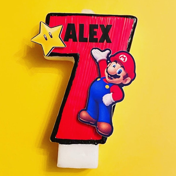 Super Mario Brothers Candle (Any Age)