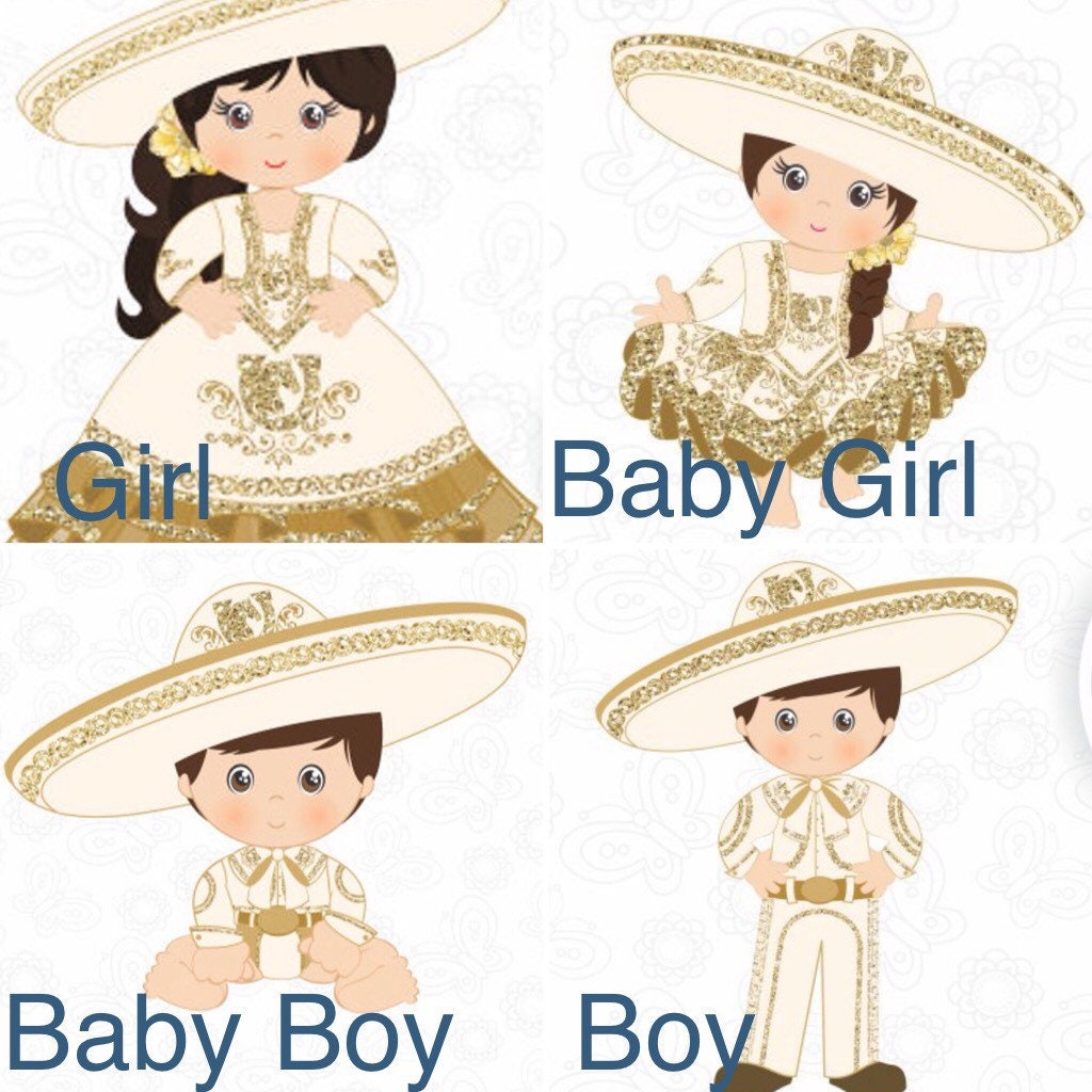 Charro Baptism Cake Topper / Mexican Cake Topper / Charro Etsy