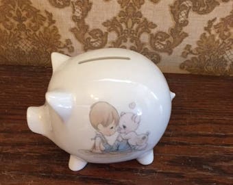 1985 Precious Moment Piggy Bank