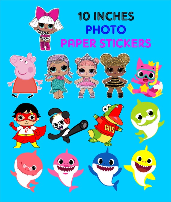 10 Inches Stickers Choose Your Character Etsy 10 Inches Stickers Choose Your Character Etsy