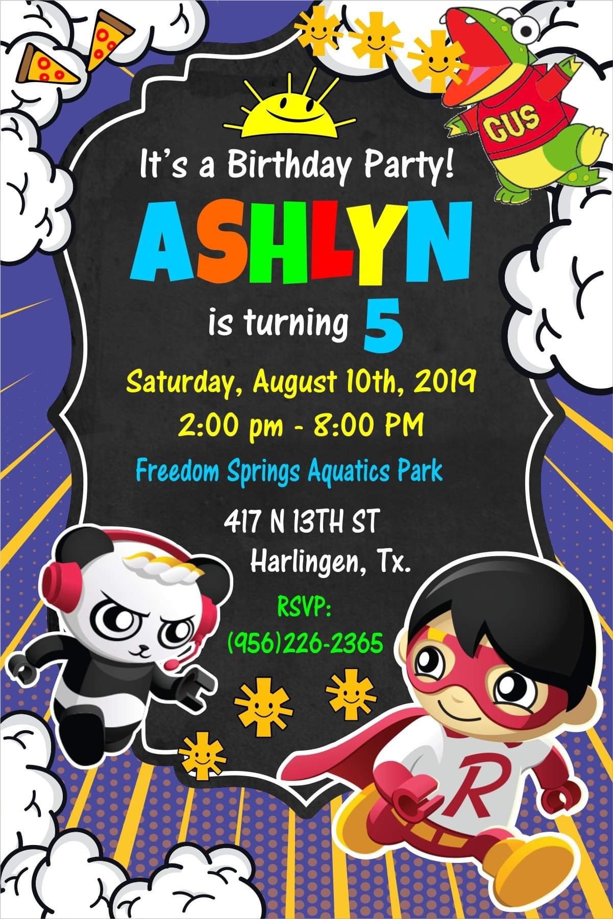 DIGITAL INVITATION printable birthday invitation birthday Etsy