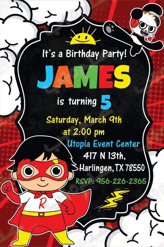 printed party invitations