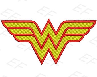 Machine Embroidery design - Wonder woman Embroidery design - instant download digital file
