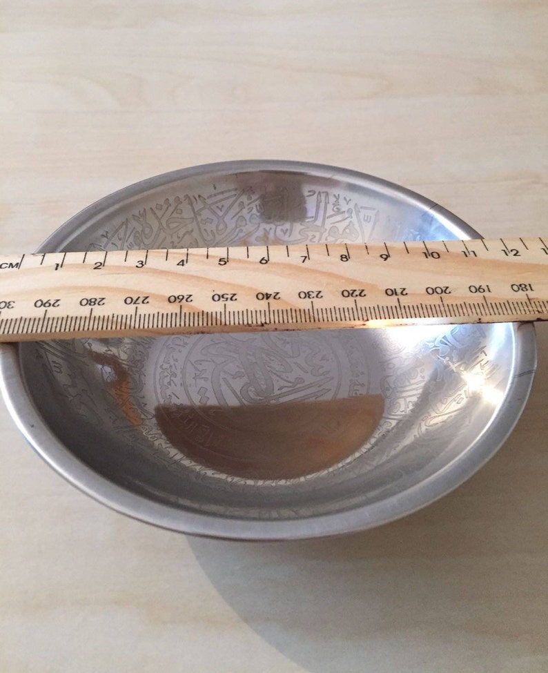 Ayatul Kursi Qursi Islamic Healing Shifa Drinking Bowl Katori Full Ayat al Kursi Engraved Quranic Arabic Dua for muslims