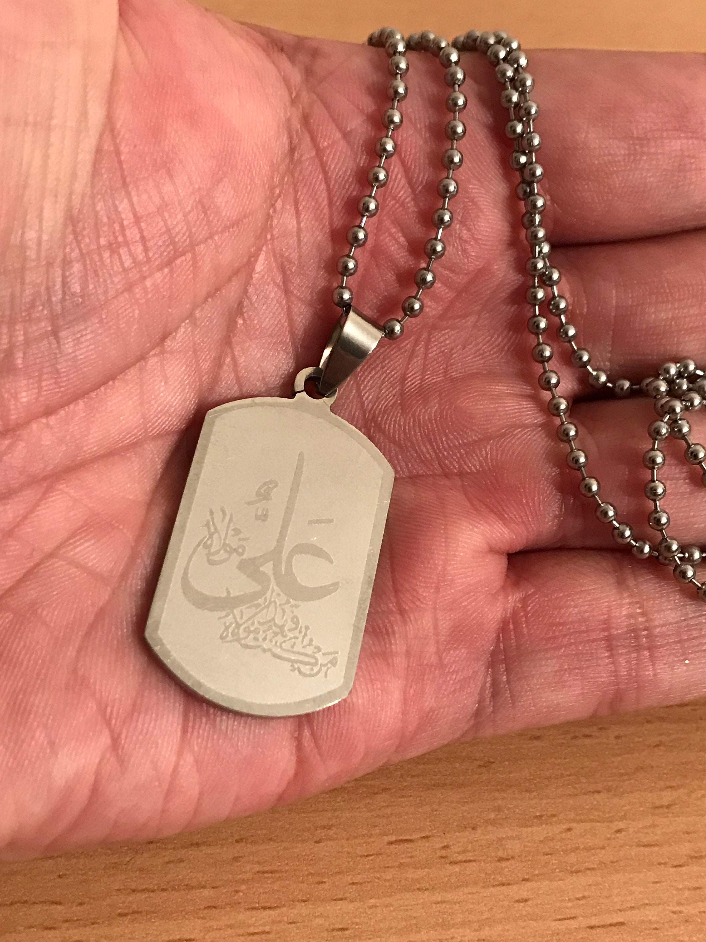 Ali name pendant clearance