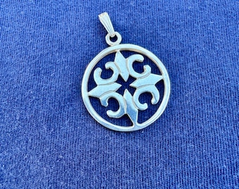 Sterling Silver Scottish Cross Pendant