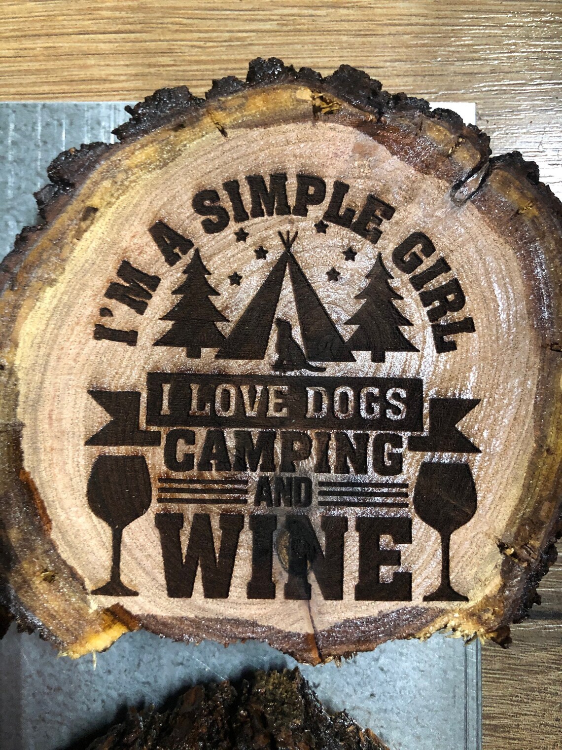 Laser Engraved Wood Blanks With on Back Etsy