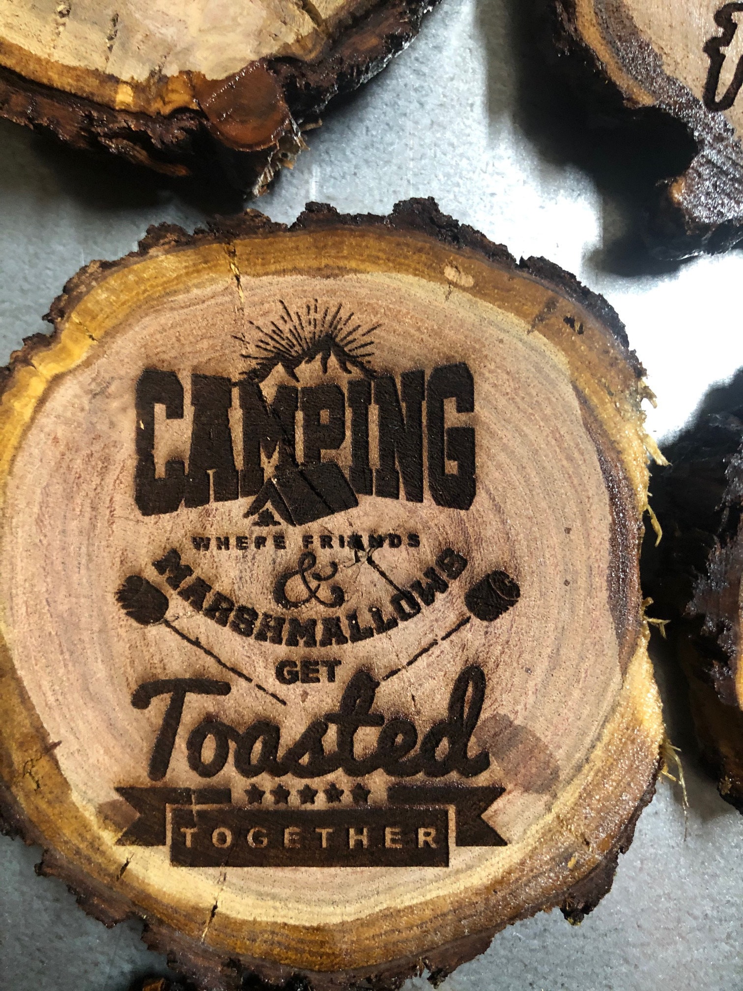 Laser Engraved Wood Blanks With on Back Etsy