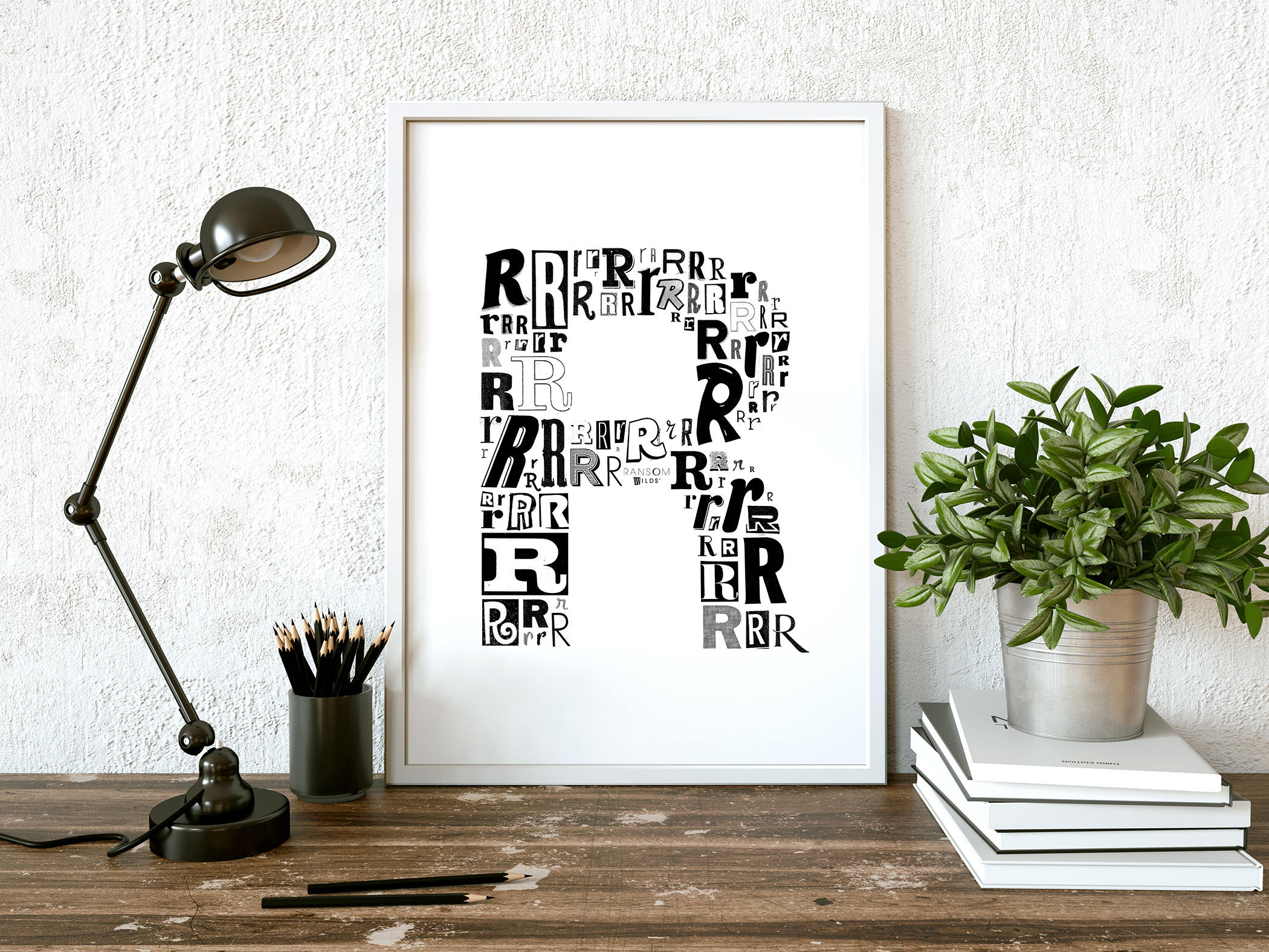 Letter R Print Printable, Letter R Poster, Letter R Wall Decor, Letter ...