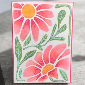 Carte Flower Power