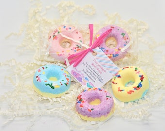 Mini Donut Bath Bomb Set, Donut bath bombs, Bath Bombs
