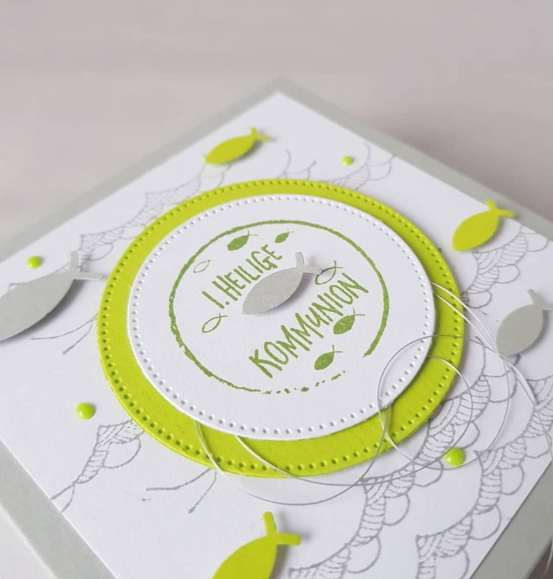 Cash gift packaging cash gift communion gift gift gift idea gift box gift box gift wrap chisty green fish