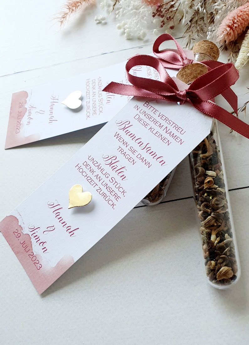 Guest Gift, Guest Gift Flower Seeds, Wedding, Goodie, Gift Guest image 4