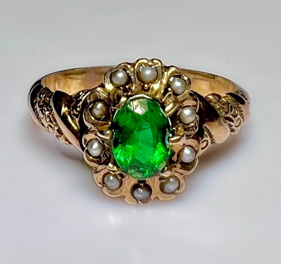 Two Jadeite, Seed Pearl and Diamond Rings | 天然翡翠 配 珍珠 及 鑽石 戒指兩枚 |  Magnificent Jewels II | 2022 | Sotheby's
