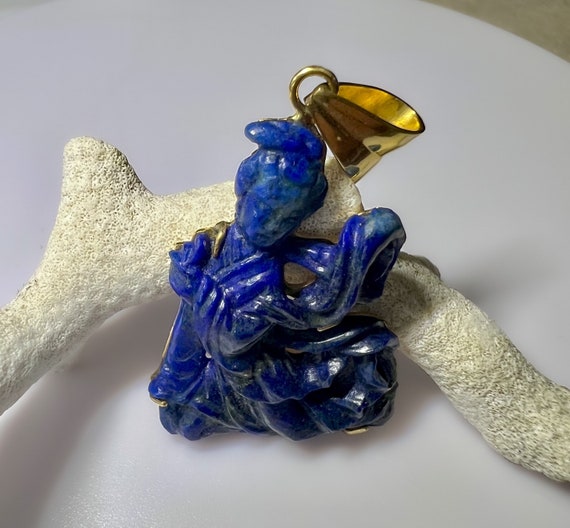 Lapis Lazuli & Opal Quan Yin Pendants Lapis Lazuli & Opal Quan Yin Pendants