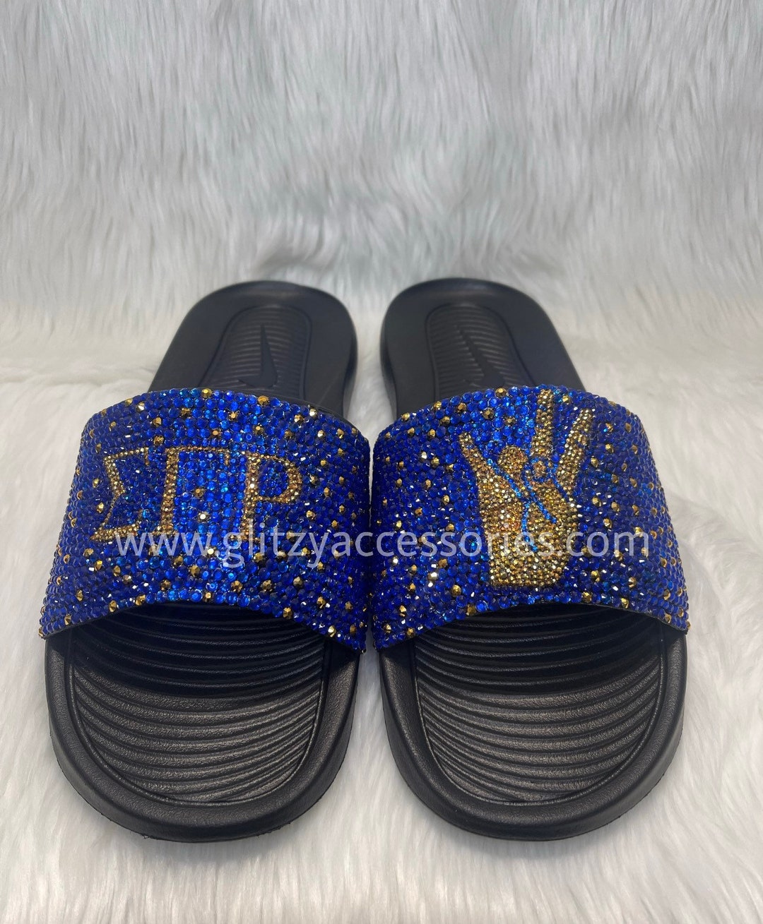 BLING SORORITY SLIDES - Etsy