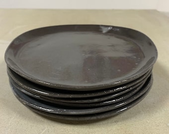 natural colored stoneware plates