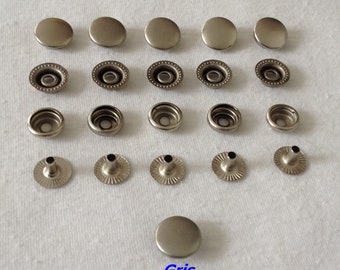 Boutons, pression, métal, rond, fermoir, fermetures, attaches, fourniture, mercerie, créations, couture, cuir, maroquinerie, accessoires,