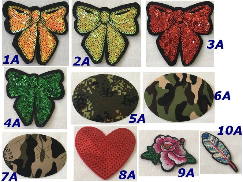 denim fabric sequins textile, customization applique sticker habering transfer badge decoration Patch