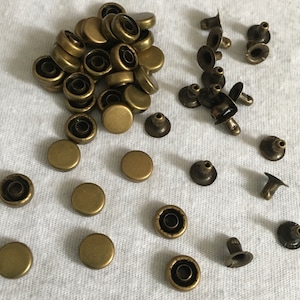 Rivet, round, nail, fastener, ornament, DIY, sewing, customization, clasp, DIY, accessories, supplies, art, creations, haberdashery