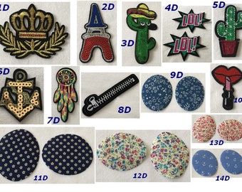 Badge, heat adhesive, patch, badge, wall lamp, transfer, sticker, customization, decoration, haberdashery, jeans fabric, sequins,