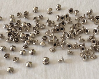 Rivet, cone, mushroom, nail, 40 pcs, fastener, ornament, DIY, sewing, customization, haberdashery, DIY, accessory, supply, creation