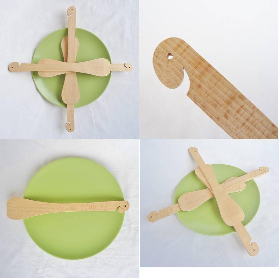 Spatule en Bois de Hêtre Naturel Le Lot 2