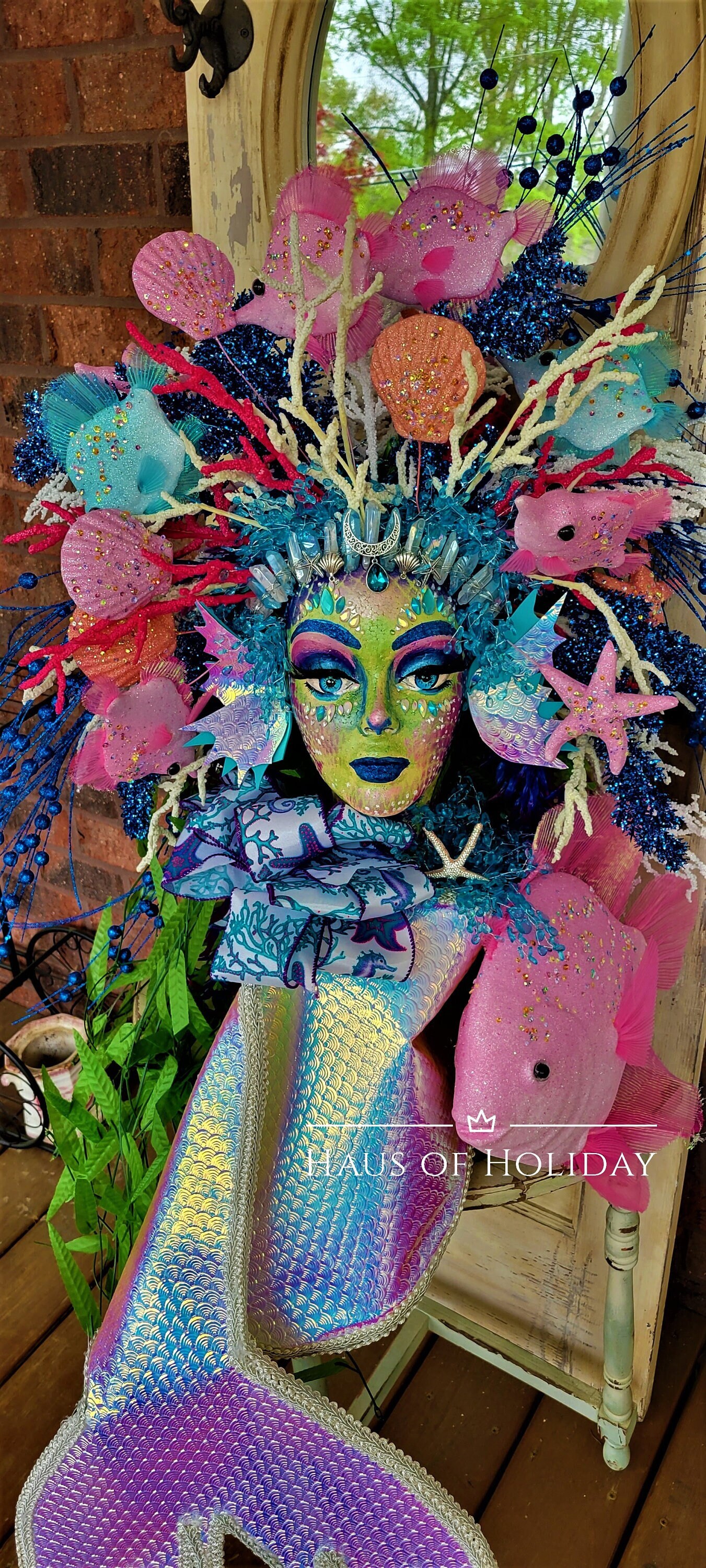 Mermaid Centerpiece, Summer Centerpiece, Mermaid Party Decoration, Fish