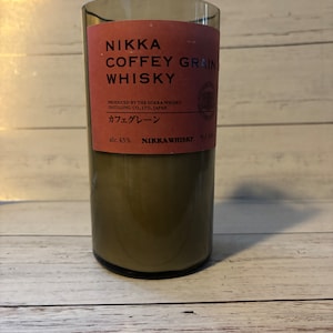Columbian Coffee Scented Nikka Coffee Grain Whiskey Bottle Candle