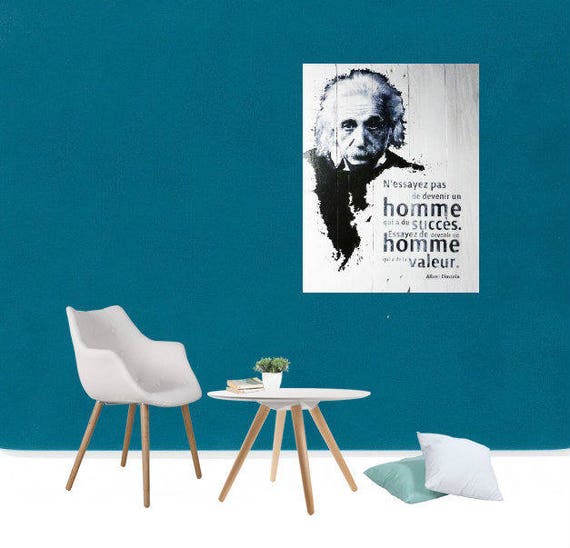 Tabelle Holzpalette Zitat Von Albert Einstein Format Xl Etsy