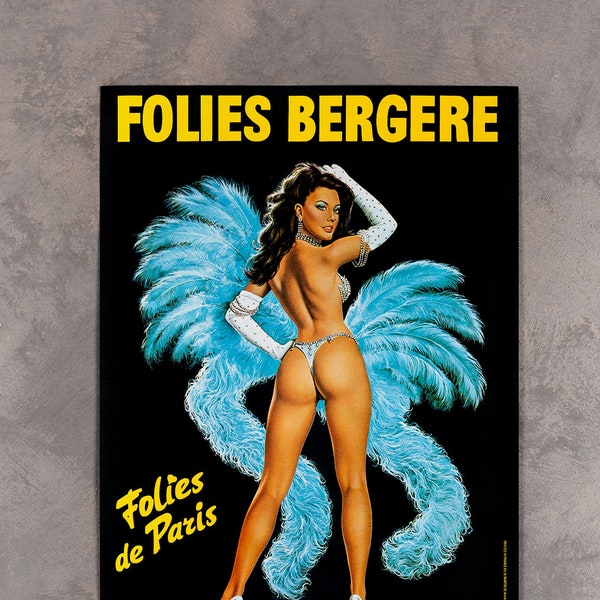 FOLIES DE PARIS vintage first print run of Folies Bergere