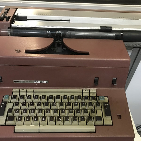 Olivetti Editor original, vintage typewriter