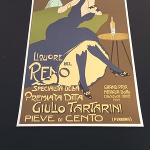 Rhine liqueur Branca poster