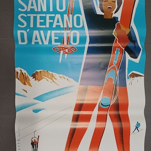 Santo Stefano d'Aveto, cartel original de 1955