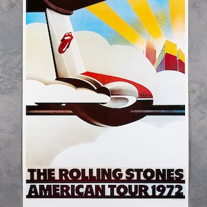 SELTENE Rolling Stones-Amerika-Tour 1972 von John Pashe (nicht neuwertig)