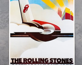 RARE Rolling Stones american tour 1972 by John Pashe (Not Mint)