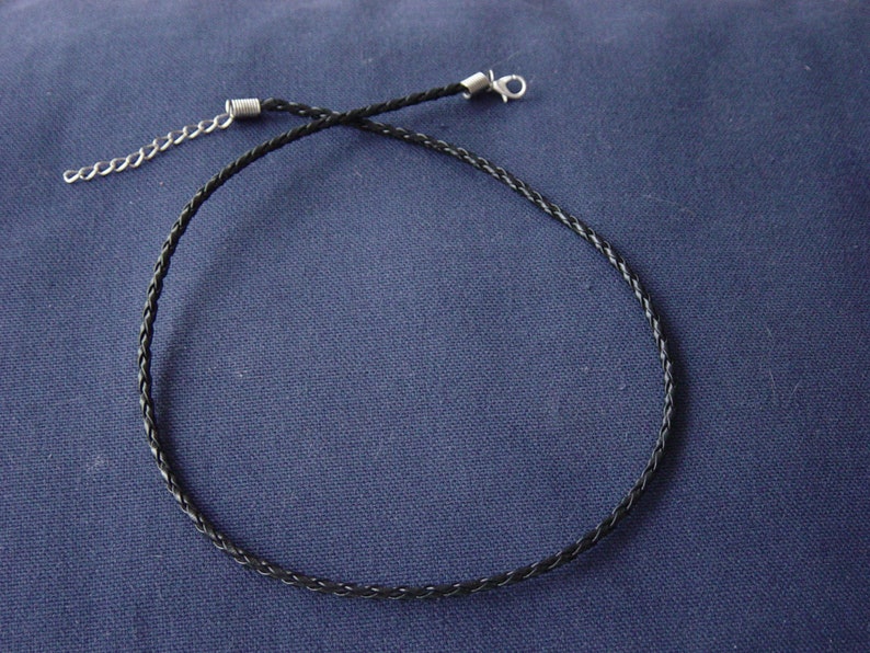 Cord faux leather black 45,5 cm image 1