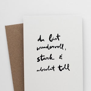Karte Mut Postkarte Mut Spruch, Krebspatient Geschenk, Mutmacher Geschenk