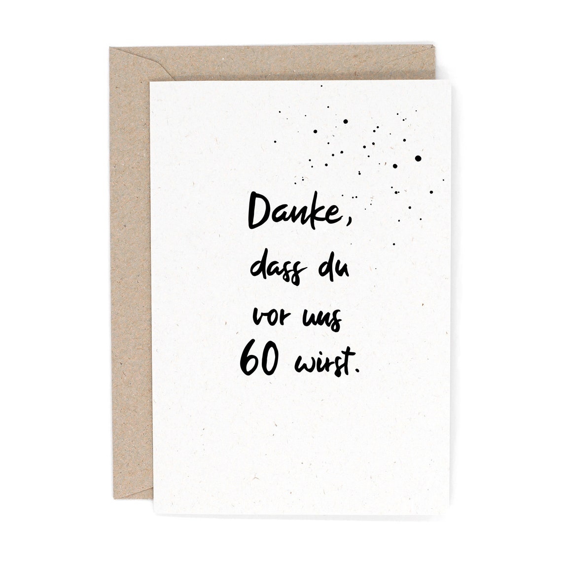 Geburtstagskarte zum 60. Geburtstag Danke dass du vor Etsy