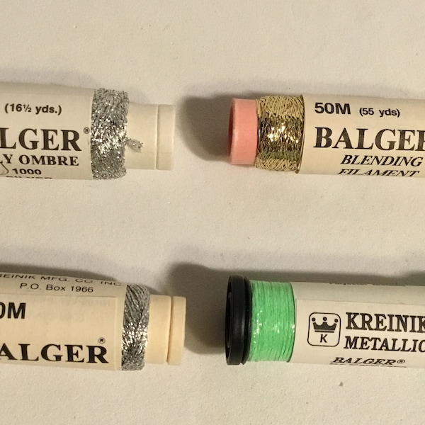 Vintage Balger & Kreinik Blending Filaments