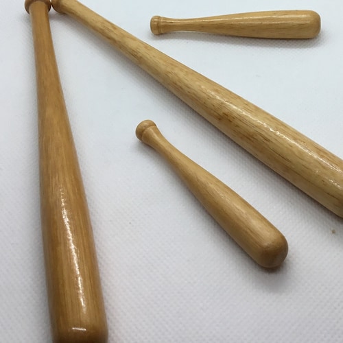 Miniature Wood Baseball Bats for Crafting Etsy
