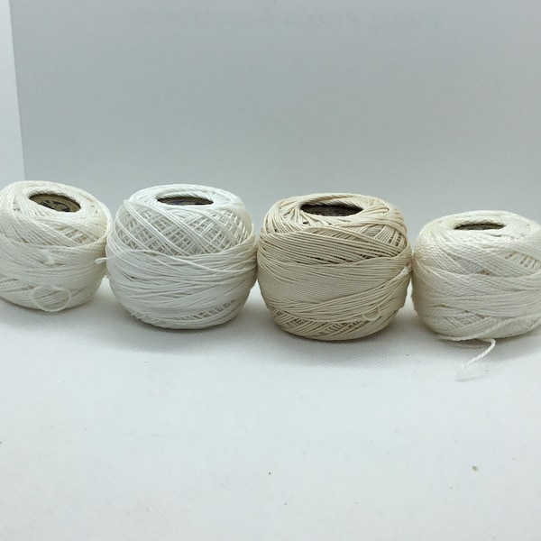 Vintage - DMC Cordonnet Special Size 10 Crochet Thread & DMC Cotton 5  Perle Thread