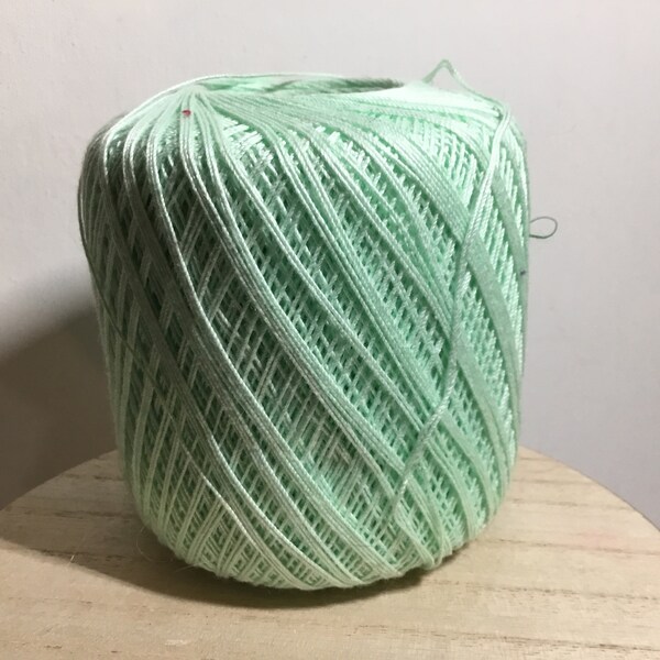 Green Crochet Thread Etsy