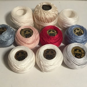 Vintage DMC 8 Pearle Cotton Thread