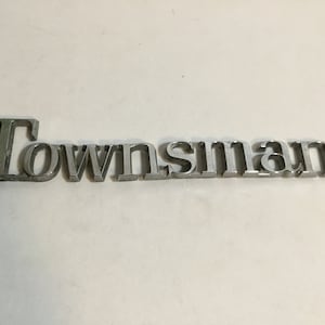 Vintage Chevrolet Townsman Quarter Panel Emblem  1967-1972