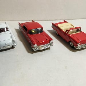 Vintage Chevrolet Bel Air, Corvette Diecast Cars. 57 Chev Convertible, 53 Chevy Corvette, 57 Chevy Two Door Hard Top, ERTL American Muscle