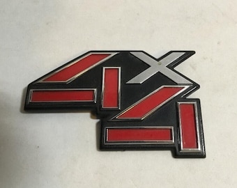 Vintage Mazda 4X4 1987-1993 B2600i Emblem Fender Logo Nameplate