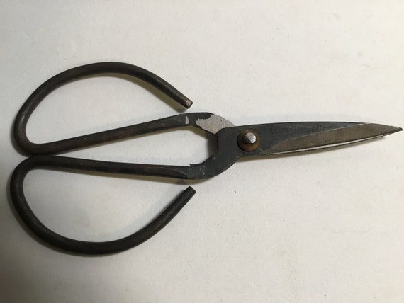 Rare Vintage Signed Japanese Hand Forged Bonsai Scissors Shears Metal