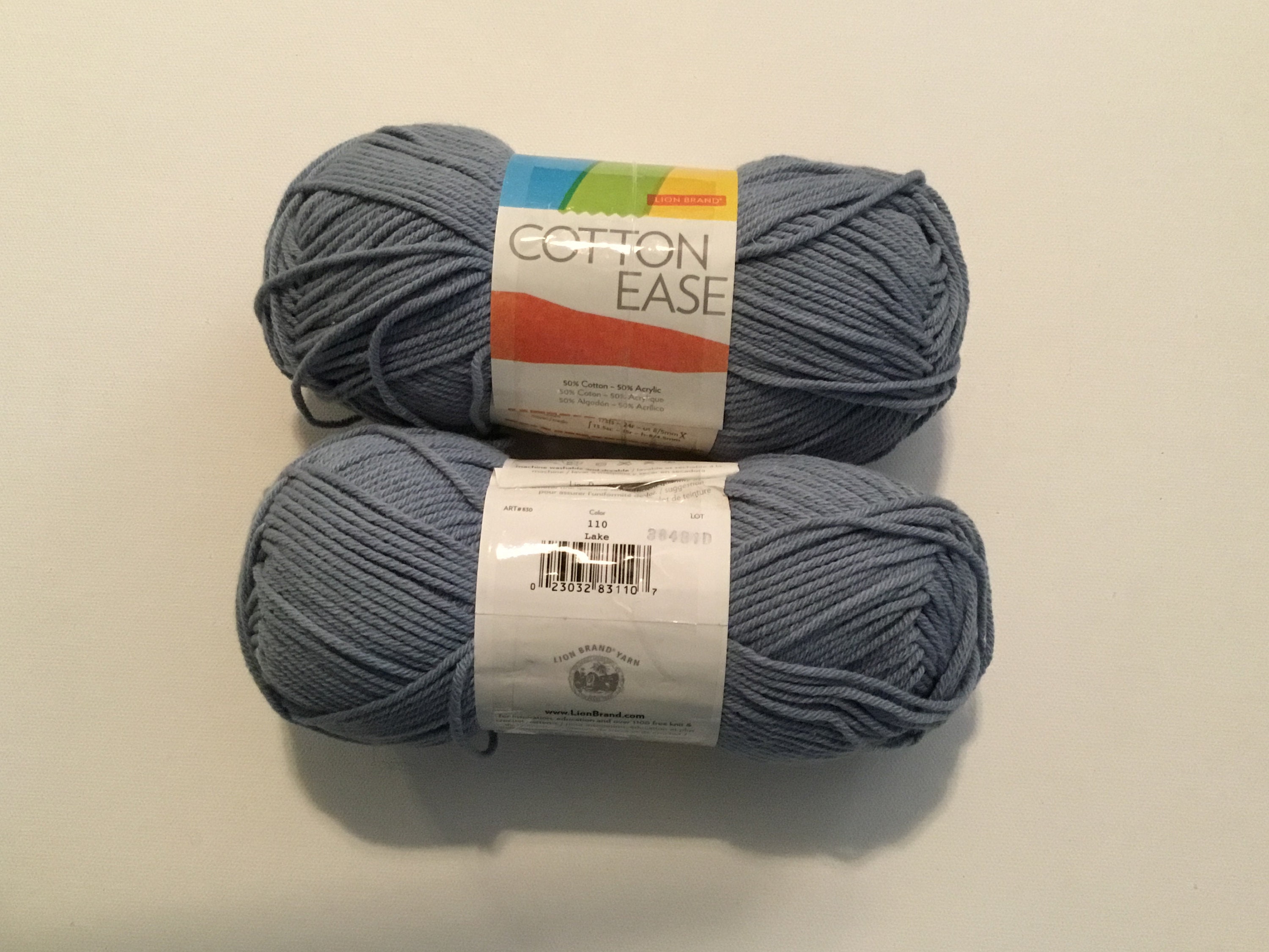 Lion Brand Cotton Ease Yarn. Knit. Crochet Etsy